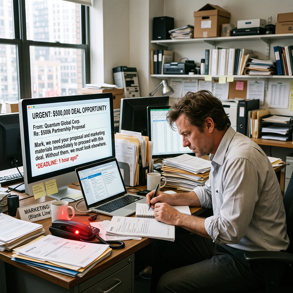 Why Being Too Busy to Market Your Business Could Cost You a Half-Million-Dollar Deal